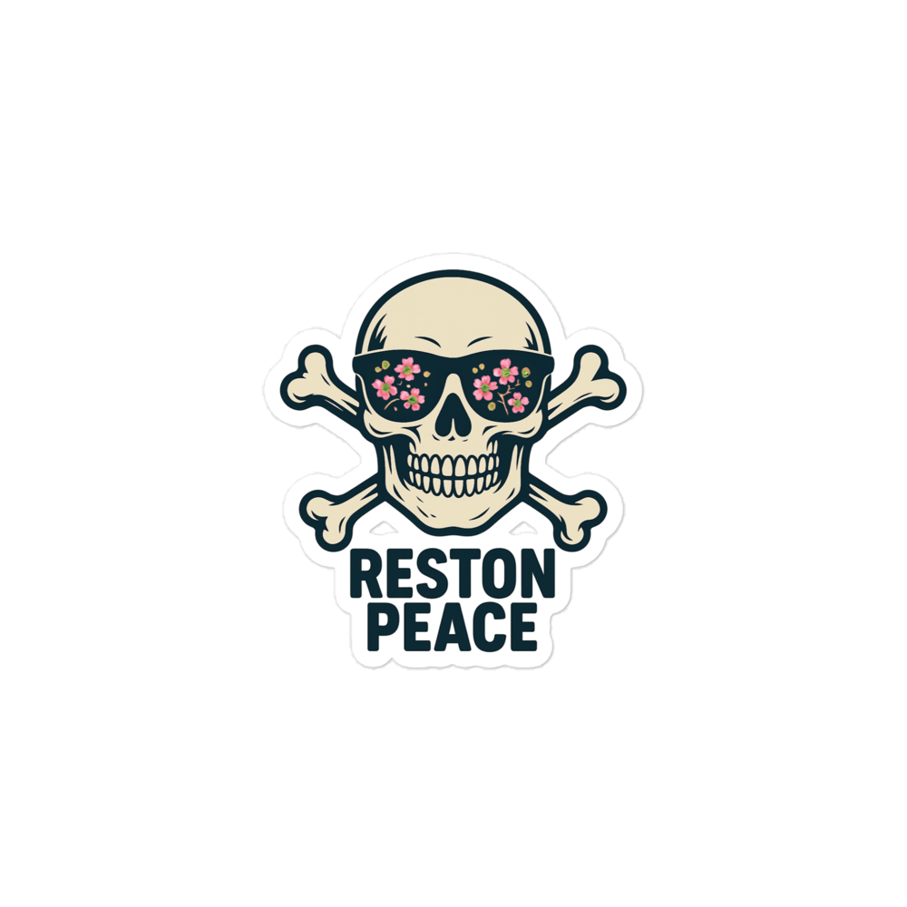 Reston Peace Sticker